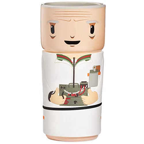 Numskull Back to The Future Doc Brown CosCup - Keramiktasse mit Gummihülse, 400 ml - Offizieller Merchandise-Artikel von Numskull