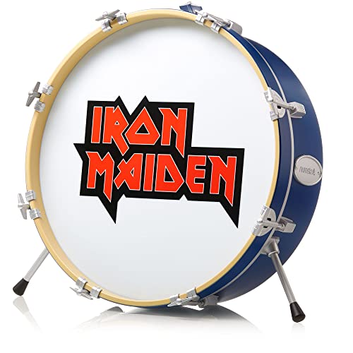 Numskull Iron Maiden 3D-Lampe in Trommelform, Schreibtischlampe für Schlafzimmer, Büro, Zuhause, Arbeitszimmer, Arbeit – Offizielle Handelsware von Iron Maiden von Numskull