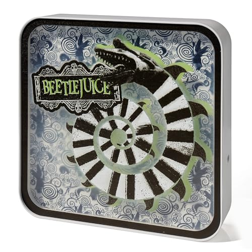 Numskull Offizielle Beetlejuice Acryl-Logo-Schreibtischlampe Wandleuchte für Schlafzimmer, Büro, Zuhause, Studium, Arbeit - Offizielles Beetlejuice Merchandise von Numskull