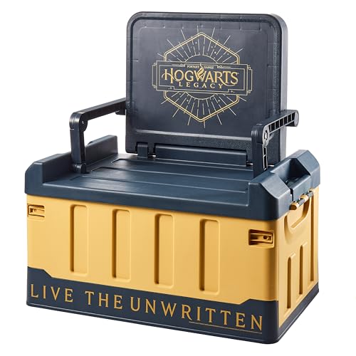 Numskull Hogwarts Legacy 2-in-1 Spielzeug-Aufbewahrungsbox & Klappstuhl - Gaming-Zubehör-Organizer mit Deckel und Tragegriffen für Familienzimmer, Offizielles Hogwarts Legacy Merchandise von Numskull