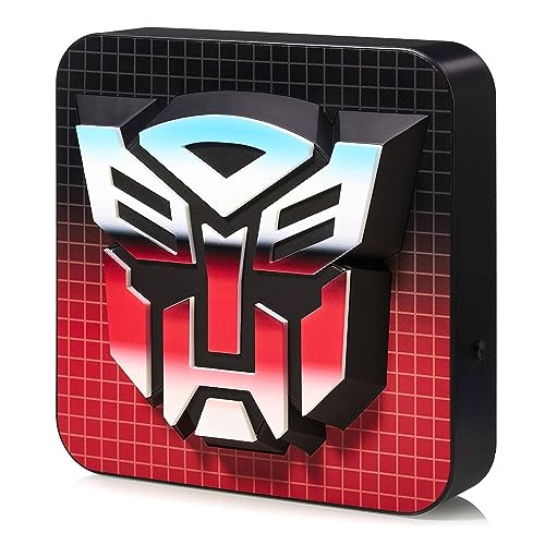 numskull Offizielle Transformers 3D-Logo-Schreibtischlampe/Wandleuchte für Schlafzimmer, Büro, Zuhause, Studium, Arbeit - Offizielles Transformers-Merchandise von numskull