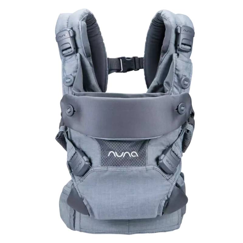 Nuna Cudl Softened Denim Trage Babytrage Kindertrage Neugeboreneneinsatz B-Ware von Nuna