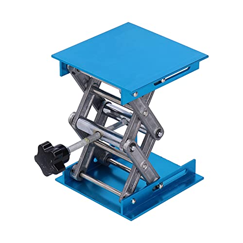 Lab Jack Stand Tischlift, Hubplattform Aluminiumoxid Hubständer 100x100mm / 4''X4'' Laborhubtisch für Messwerkzeuge Lab Jack Stand Tischlift, Hubplattform Aluminiumoxid Hubständer 100x100mm / 4''X4'' Laborhubtisch für Messwerkzeuge von Nunafey