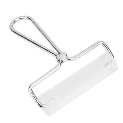 Nunafey Acryl-Nudelholz mit Antihaft-Griff, Tonrolle, langlebiges klares Keramik-Bastelwerkzeug zum Stanzen von Kunstton von Nunafey