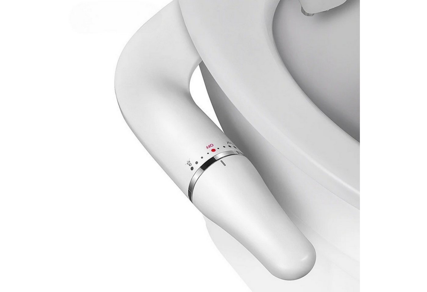 Nunanta Bidetarmatur Dusch-WC-Bidetaufsatz mit Duschdüse, ultradünn & verstellbar Ultradünnes Design, ohne Strom, hygienisch & wassersparend Nunanta Bidetarmatur Dusch-WC-Bidetaufsatz mit Duschdüse, ultradünn & verstellbar Ultradünnes Design, ohne Strom, hygienisch & wassersparend von Nunanta