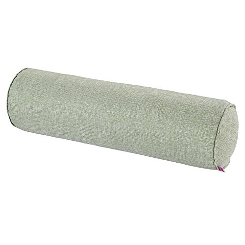 Nunubee Flachs einfarbig Candy Pillow Roll Polster Kissen Schwangerschaftskissen Nackenkissen für Home Bed Sofakissen 7.9X47.2 Zoll Grün von Nunubee