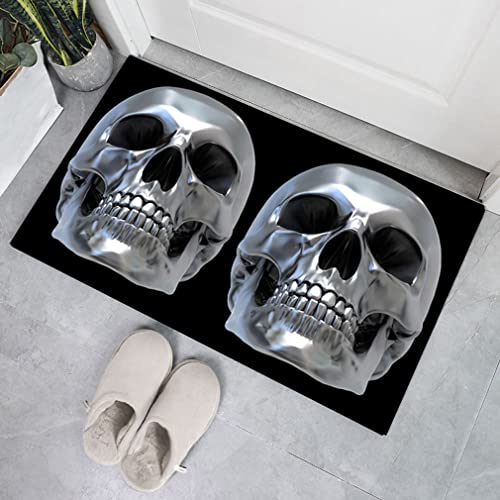 Nunubee Fußmatten Halloween Totenkopf Hexe Fußmatte Anti-Rutsch absorbieren Badematte Badezimmer Schlafzimmer Stil Hausmatten Boden Küche Boden,50 * 80cm,#11 von Nunubee