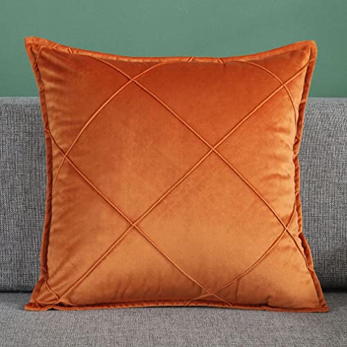 Nunubee Nordic Kissen Weiche Kissen Set Sugal Color Car Lean Sofa Kissen Set Orange 45 * 45 cm von Nunubee