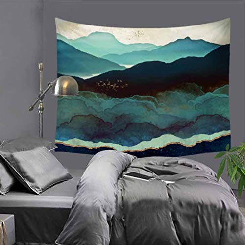 Nunubee Wandteppich Mandala Tapestry Psychedelic Tapisserie Hippie Bohemien Wandbehang Wandtuch, Strandtuch groß, Dekoration für Schlafzimmer Wohnzimmer(Farb-Graffiti-Serie 7,150 x 170 cm) von Nunubee