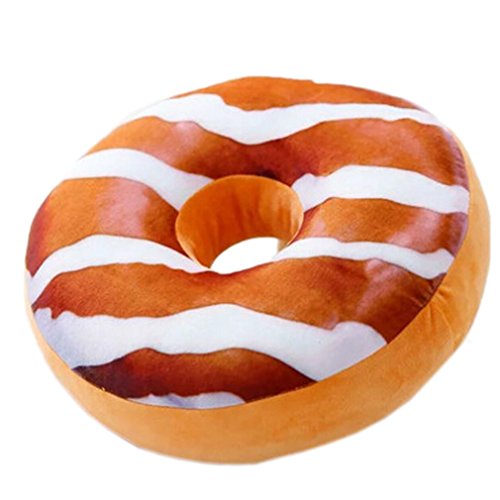 Nunubee rundes Donut-Kissen, Pl¨¹sch, Zierkissen f¨¹r B¨¹rostuhl, Autositz., Style 9, 40 * 40cm Nunubee rundes Donut-Kissen, Pl¨¹sch, Zierkissen f¨¹r B¨¹rostuhl, Autositz., Style 9, 40 * 40cm von Nunubee