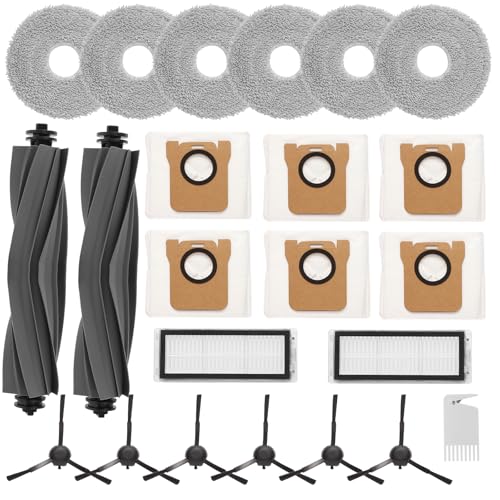 Nuo desire 23 Stück Ersatzteil Set für Dreame L10s Ultra Complete, für Xiaomi X20+ / X10+, Zubehör für Dreame S10/L10 Prime, mit 2*Hauptbürste, 2*Filter, 6*Kantenbürsten, 6*Lappen, 6*Staubbeutel Nuo desire 23 Stück Ersatzteil Set für Dreame L10s Ultra Complete, für Xiaomi X20+ / X10+, Zubehör für Dreame S10/L10 Prime, mit 2*Hauptbürste, 2*Filter, 6*Kantenbürsten, 6*Lappen, 6*Staubbeutel von Nuo desire