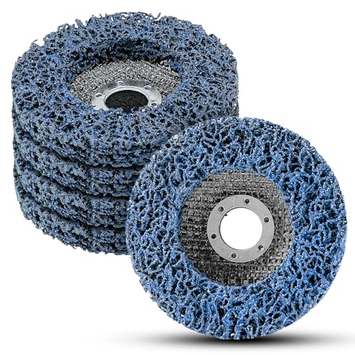 NuoDunco 125MM CSD Scheibe Schleifscheiben,5 Stück blaue Reinigungsscheiben, Nylon Flex Scheiben Entfernung Von Farben Rost für Winkelschleifer NuoDunco 125MM CSD Scheibe Schleifscheiben,5 Stück blaue Reinigungsscheiben, Nylon Flex Scheiben Entfernung Von Farben Rost für Winkelschleifer von NuoDunco