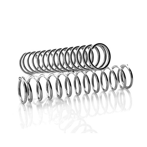Druckfeder Rückstellfeder Y Typ Feder 304 Edelstahl-Druckfederstahldraht-Durchmesser 1,5 mm Außen-Ø 12mm Länge 10-50mm 10PCS (Length : 1.5x12x50mm) von Nuojie