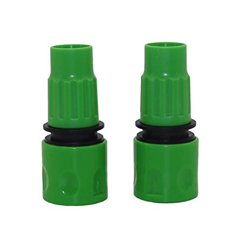 Gartenbetriebssystem-Werkzeuge 3/8 Zoll Teleskoprohr Schlauchverbinder Gartenwasserpistole Zubehör Gartenbewässerungsschnellanschluss Gartengeräte 2pcs / lot (Color : Random, Diameter : 8mm) von Nuojie