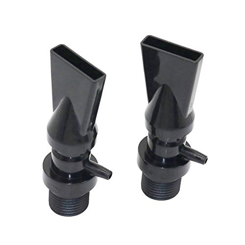 Gartenbetriebssystem-Werkzeuge Fish Tank Entenschnabel-Sprenger universell einstellbar Pumpe Wasseraustrittsstutzen Aquarium-Wasser-Rohrverbinder 2 Stück von Nuojie