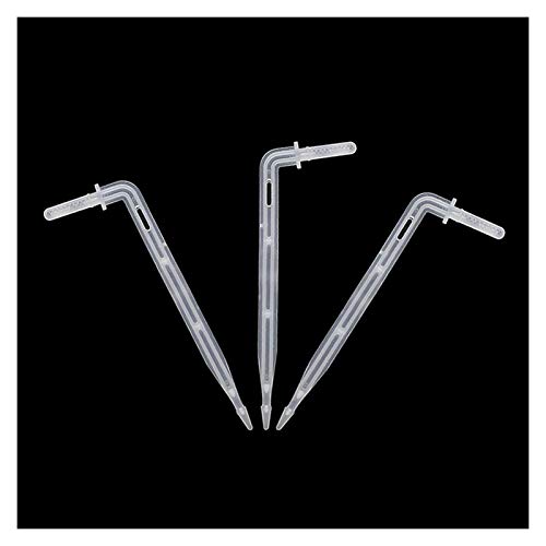Gartenbewässerungsdripper 4/7mm Schlauch Gebogene Pfeil Dripper Garten Bewässerung 4mm Ellenbogen Ellenbogen Dripper Micro Tropf Bewässerung Tropfpflanze Wasser Dripper 400 stücke von Nuojie