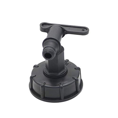Spritzwasseranschluss. 2 x 3/4 "Fadenkunststoff IBC Tank Tap 1000L IBC bis 1/2" (15mm) Adapter Gartenbewässerungsanschlussventilschlauchschalter-Armaturen von Nuojie