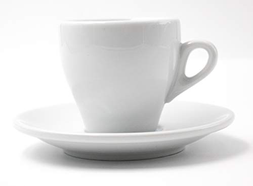 Nuova Point Kaffeetasse/Cappuccinotasse MILANO weiß 160 ml - 6 Tassen von Nuova Point