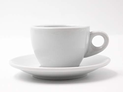 Nuova Point Kaffeetasse/Cappuccinotasse PORTOFINO weiß 145 ml - 6 Tassen (B48) von Nuova Point