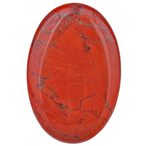 Nupuyai Handschmeichler Edelstein Trommelstein Palmsteine Oval Form Kristall Heilsteine Taschenstein für Massage Reiki und Haus Deko von Nupuyai