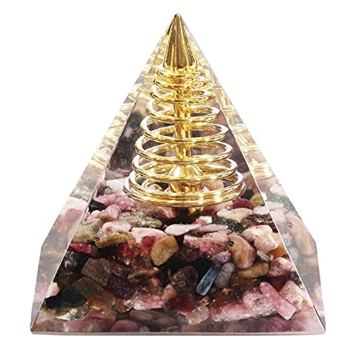 Nupuyai Kristall Pyramide Edelstein Heilstein Energie Pyramiden für Positive Energie Reiki Heilung Meditation und Haus Feng Shui Dekoration von Nupuyai