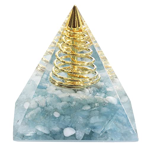 Nupuyai Kristall Pyramide Edelstein Heilstein Energie Pyramiden für Positive Energie Reiki Heilung Meditation und Haus Feng Shui Dekoration von Nupuyai