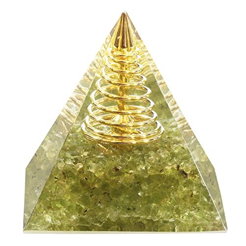 Nupuyai Kristall Pyramide Edelstein Heilstein Energie Pyramiden für Positive Energie Reiki Heilung Meditation und Haus Feng Shui Dekoration von Nupuyai