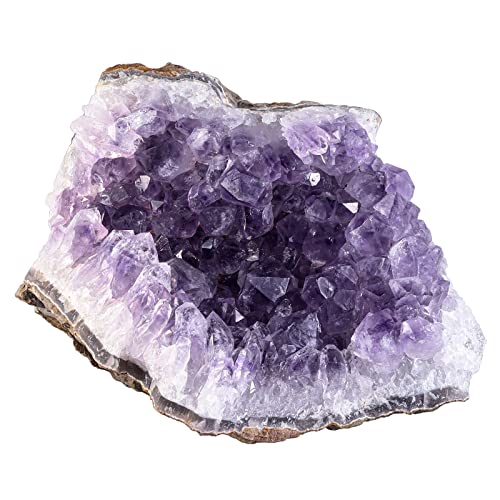 Nupuyai Natürliche Amethyst Druse Rohstein Unregelmäßig Kristall Cluster Drusenstück Reiki Heilstein Dekoration von Nupuyai