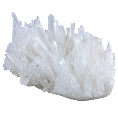 Nupuyai Natürliche Bergkristall Druse Rohstein Unregelmäßig Kristall Cluster Drusenstück Reiki Heilstein Dekoration von Nupuyai