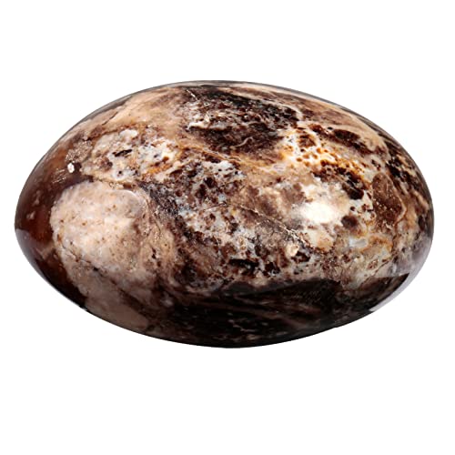Nupuyai Opal Boulder natürlicher Palmenstein für Entspannung und Yoga, Meditation, polierter Taschenstein, unregelmäßig, für Sammlerstein und Reiki-Chakra (100 – 200 g) von Nupuyai