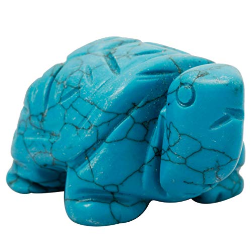 Nupuyai Schildkröte Figur Edelstein Kristall Glücksbringer Reiki Heilstein Feng Shui Deko von Nupuyai