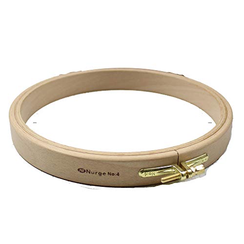 Nurge Wooden Stickerei Hoop Cross Stitch Ring #4 190 mm x 24 mm Tiefe von Nurge