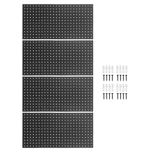 Nurnesy 24inx12in Metall Pegboard -Wandpaneele - Modulare Werkzeugspeichersystem | PEG Board Tool Organizer Kit von Nurnesy