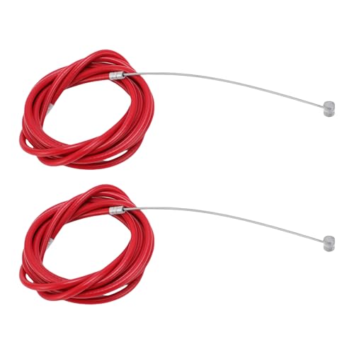 Nurnesy 6.4 Fuß Gummi Stahl Elektrische Roller Bremskabel Leitung Ersatz Rot, MI4 Elektrisches Scooter -Bremskabel mit Ausgezeichneter Verschleiß -Beweisleistung, Regen und Nebel von Nurnesy