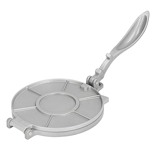 Nurnesy 7,7 Zoll Hochleistungs -Aluminiumlegierung Tortilla Press - Rost Proof Quesadilla Maker für zu Hause und Professioneller Verwendung von Nurnesy