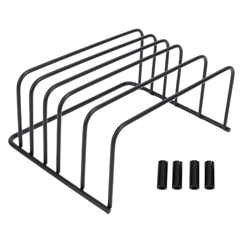 Nurnesy Multi -funktionales Schneidebrett und Topfabdeckungs Organizer Rack - Hochleistungsmetallhalter für Küchenschrank und Arbeitsplattenlagerung von Nurnesy