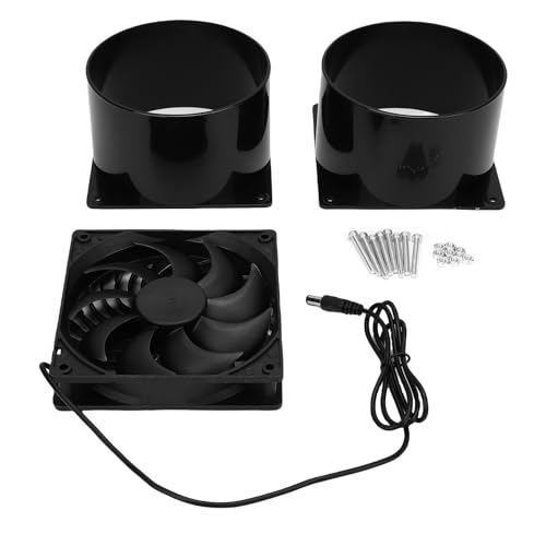 Nurnesy Solar Angetriebener Flansch -Abgase -Lüfter - Solarbeatmung Ventilator für Gewächshaus, Hühner Coop & Shed von Nurnesy