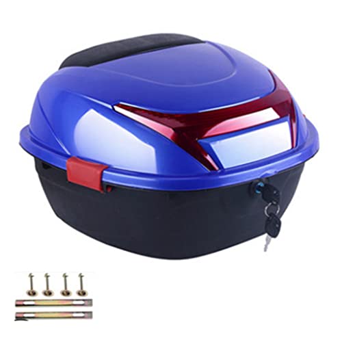 Nurnesy Universeller Motorrad-Heckkoffer – Helmgepäck-Aufbewahrungsbox mit Großem Fassungsvermögen Elektromobile, Helmgepäck-Aufbewahrungs-Topcase, Motorrad-Heckbox-Heckbox von Nurnesy