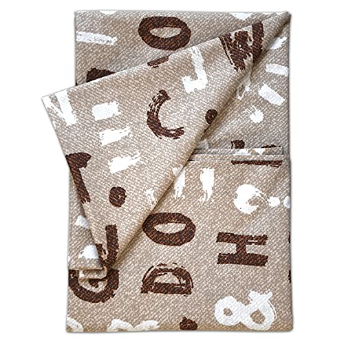 Bettlaken ohne Gummizug mit Muster Renforce Laken 100% Baumwolle MEGA Auswahl Betttuch SOM1358 230x260cm von Nurtextil24