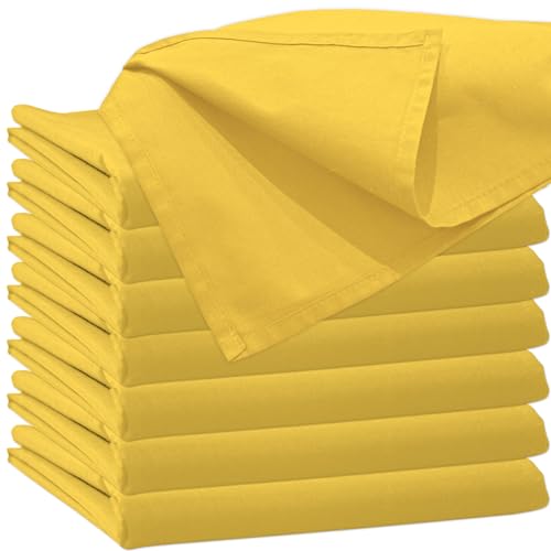 Glatte Bettlaken ohne Gummizug Bettlaken 200 x 200 cm Gelb Uni Baumwolle Einfache Klassische Hotel Bettücher ohne Spanngummi Laken Leintuch Haushaltstuch Doppelbett Singles Einzelbett von Nurtextil24