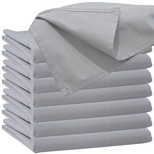 Glatte Bettlaken ohne Gummizug Bettlaken 70 x 200 cm Grau Uni Baumwolle Einfache Klassische Hotel Bettücher ohne Spanngummi Laken Leintuch Haushaltstuch Doppelbett Singles Einzelbett von Nurtextil24