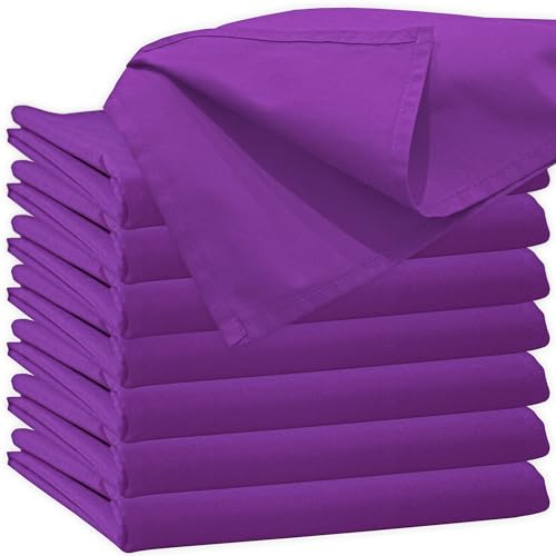 Glatte Bettlaken ohne Gummizug Bettlaken 70 x 200 cm Lila Uni Baumwolle Einfache Klassische Hotel Bettücher ohne Spanngummi Laken Leintuch Haushaltstuch Doppelbett Singles Einzelbett von Nurtextil24