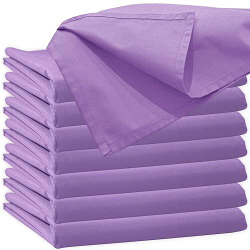 Glatte Bettlaken ohne Gummizug Bettlaken 90 x 200 cm Flieder Uni Baumwolle Einfache Klassische Hotel Bettücher ohne Spanngummi Laken Leintuch Haushaltstuch Doppelbett Singles Einzelbett von Nurtextil24