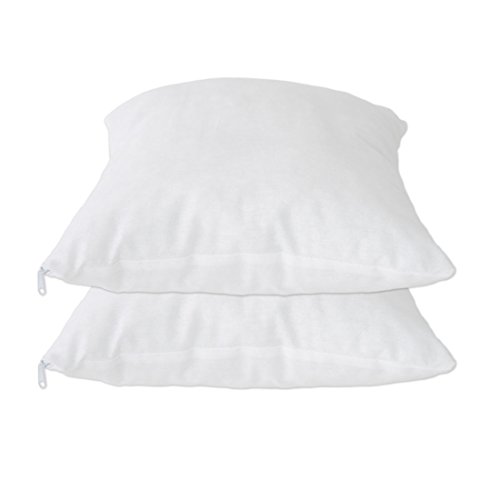 Nurtextil24 2er Pack Füllkissen Inlett 100% Baumwolle 22 Größen in Weiß mit Reißverschluss 25 x 25 cm Nurtextil24 2er Pack Füllkissen Inlett 100% Baumwolle 22 Größen in Weiß mit Reißverschluss 25 x 25 cm von Nurtextil24