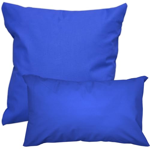 Nurtextil24 Kissenbezüge in 30 Unifarben und 20 Größen Blau 80 x 80 cm 100% Baumwolle mit Reißverschluss Nurtextil24 Kissenbezüge in 30 Unifarben und 20 Größen Blau 80 x 80 cm 100% Baumwolle mit Reißverschluss von Nurtextil24