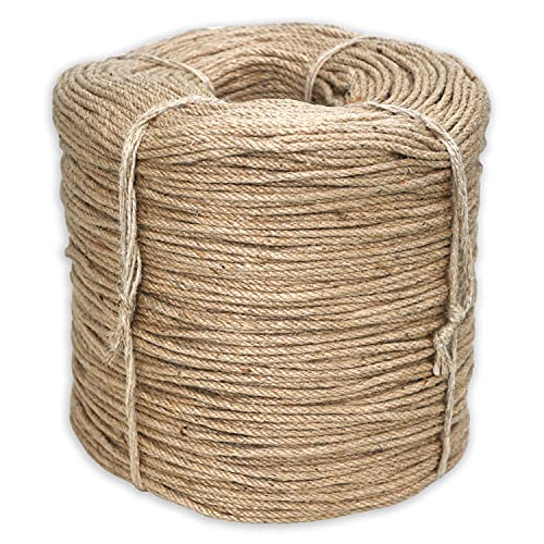 Nurtextil24 Sisalseil für Kratzbaum 4mm (75 Meter) Juteseil Natur Seil Mehrzweckseil Jute Sisal Schnur Kratzbaumseil von Nurtextil24