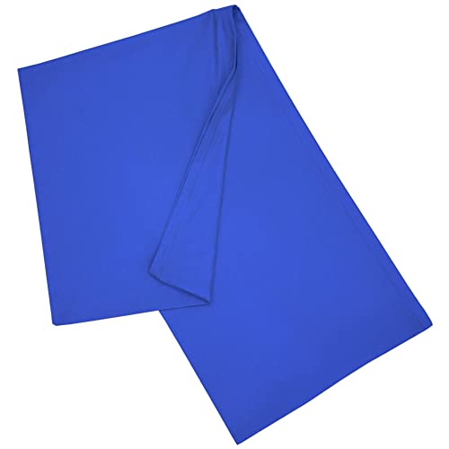 Seitenschläferkissen Bezug Baumwolle Kissenbezug - Kissen Set - Inlett od. Füllkissen Blau Kissenbezug 40 x 200 cm von Nurtextil24