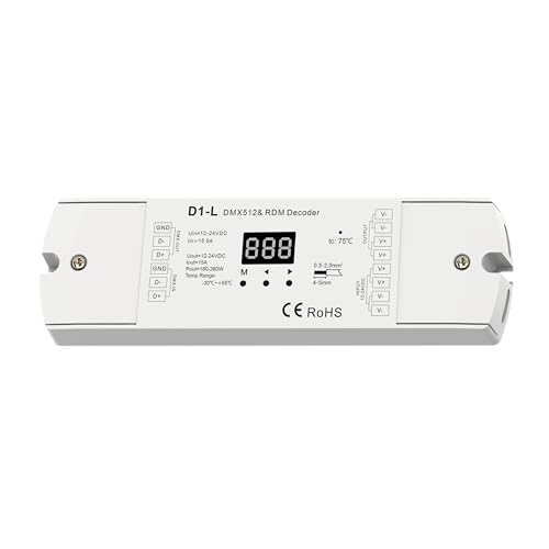 1 Channel Led Strip DMX Controller Decoder Controller DMX DMX512 Controller RDM Decoder 12-48VDC von Nutbro