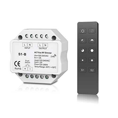 100-240VAC AC Triac RF Push Dimmer and Switch Knx-N Bus High Power Amplifier AC Triac Led Dimmer Controller for Led Downlight Dimmable 100-240VAC AC Triac RF Push Dimmer and Switch Knx-N Bus High Power Amplifier AC Triac Led Dimmer Controller for Led Downlight Dimmable von Nutbro