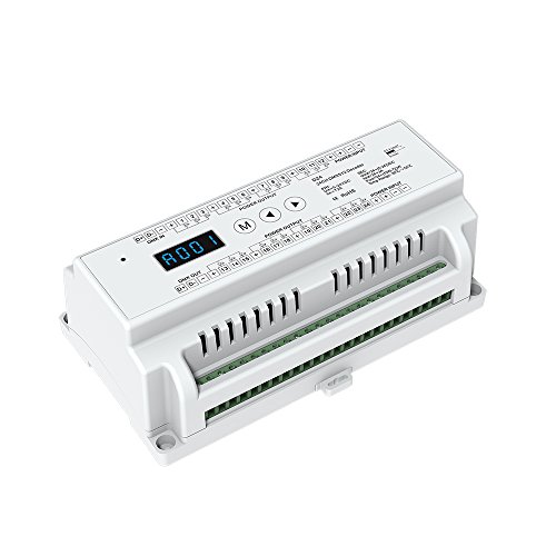 24 CH Constant Voltage DMX512 Decoder Din Rail Mounted 24 Channel 24CH RGB Controller 24ch Dimming Controller DC 5-24V 24 CH Constant Voltage DMX512 Decoder Din Rail Mounted 24 Channel 24CH RGB Controller 24ch Dimming Controller DC 5-24V von Nutbro